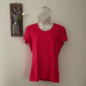 Under Armour Women's Bright Red Short Sleeve Crew Tee